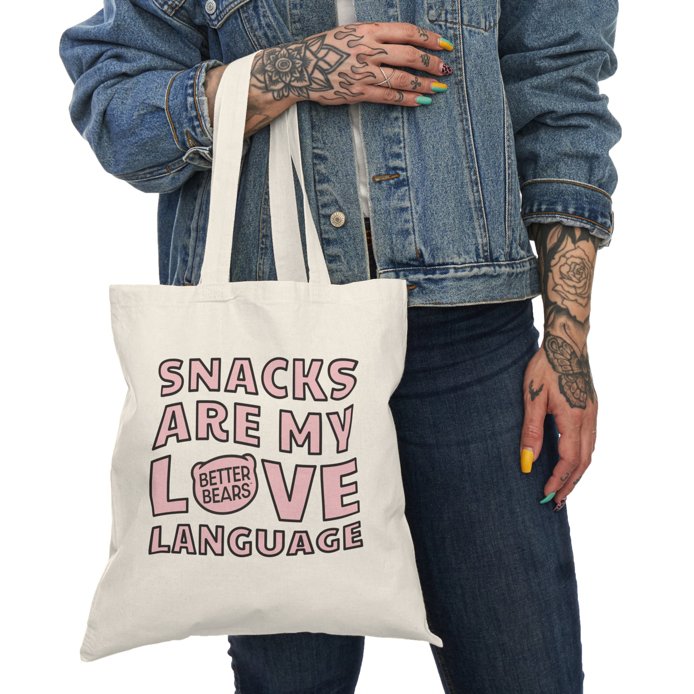 Snacks Are My Love Language Tote Bag - Limited Edition Valentines Day