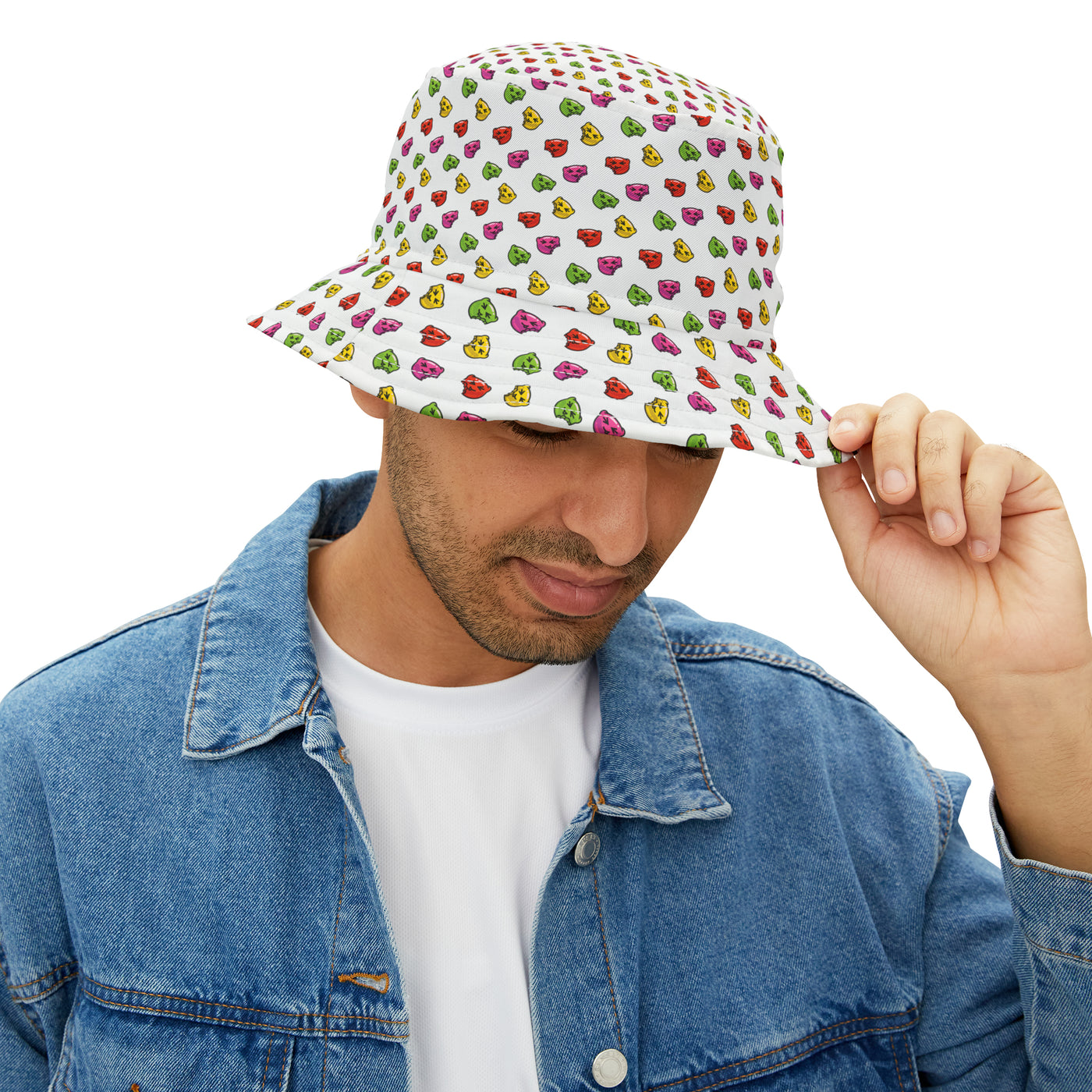 White Better Bears Bucket Hat