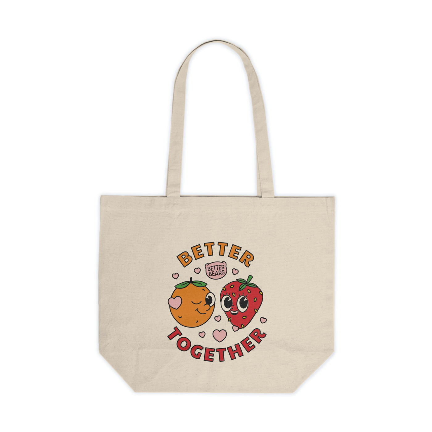 Better Together Canvas Shopping Tote - Limited Edition Valentines Day