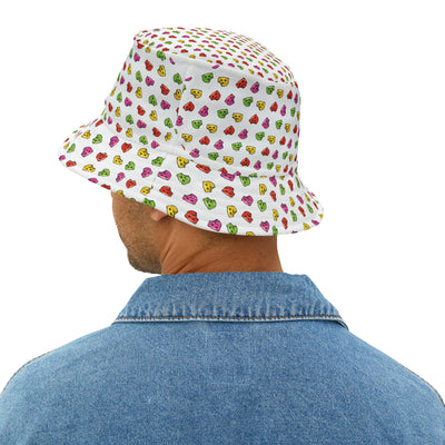 White Better Bears Bucket Hat